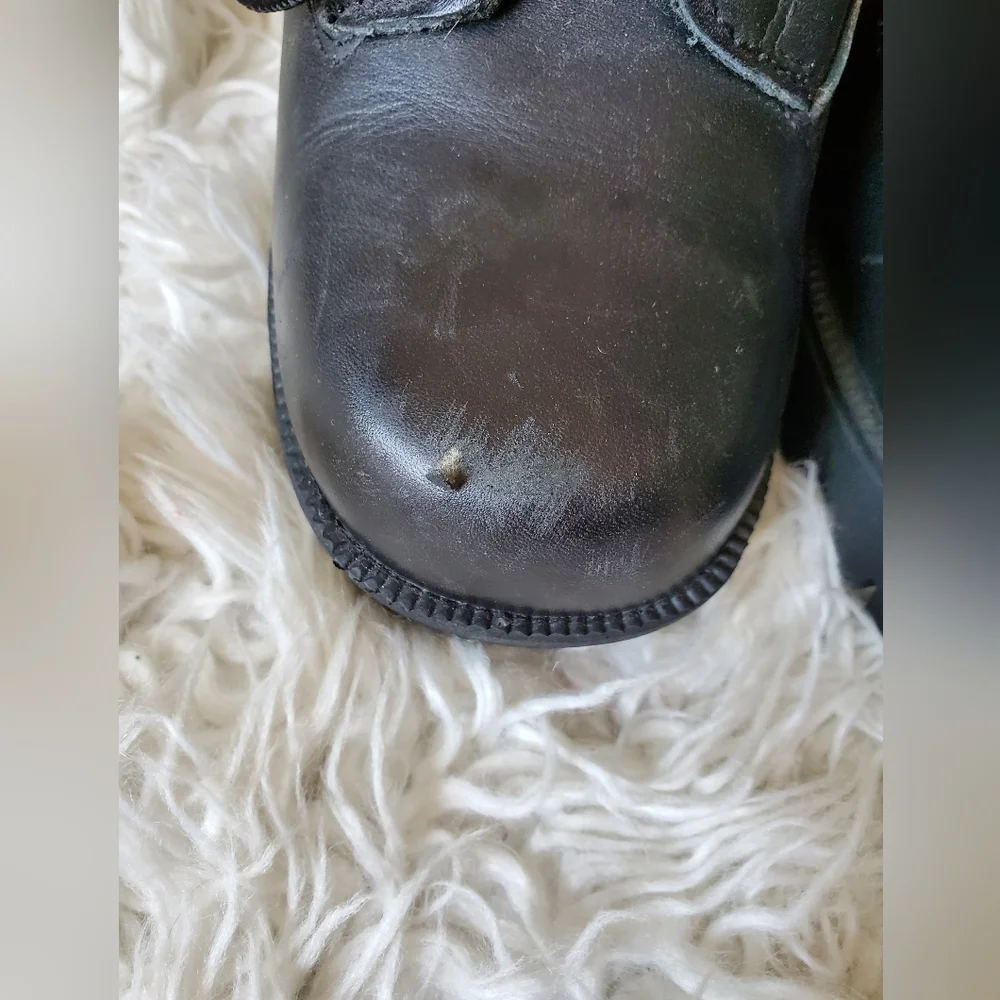 HARLEY DAVIDSON|WOMENS BLACK MOTORCYCLE BOOTS| SIZE 6.5 - Picture 6 of 12